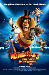 Madagascar 3: Europe’s Most Wanted (2012) มาดากัสการ์ 3 ข้ามป่าไปซ่ายุโรป ดูหนังออนไลน์ HD
